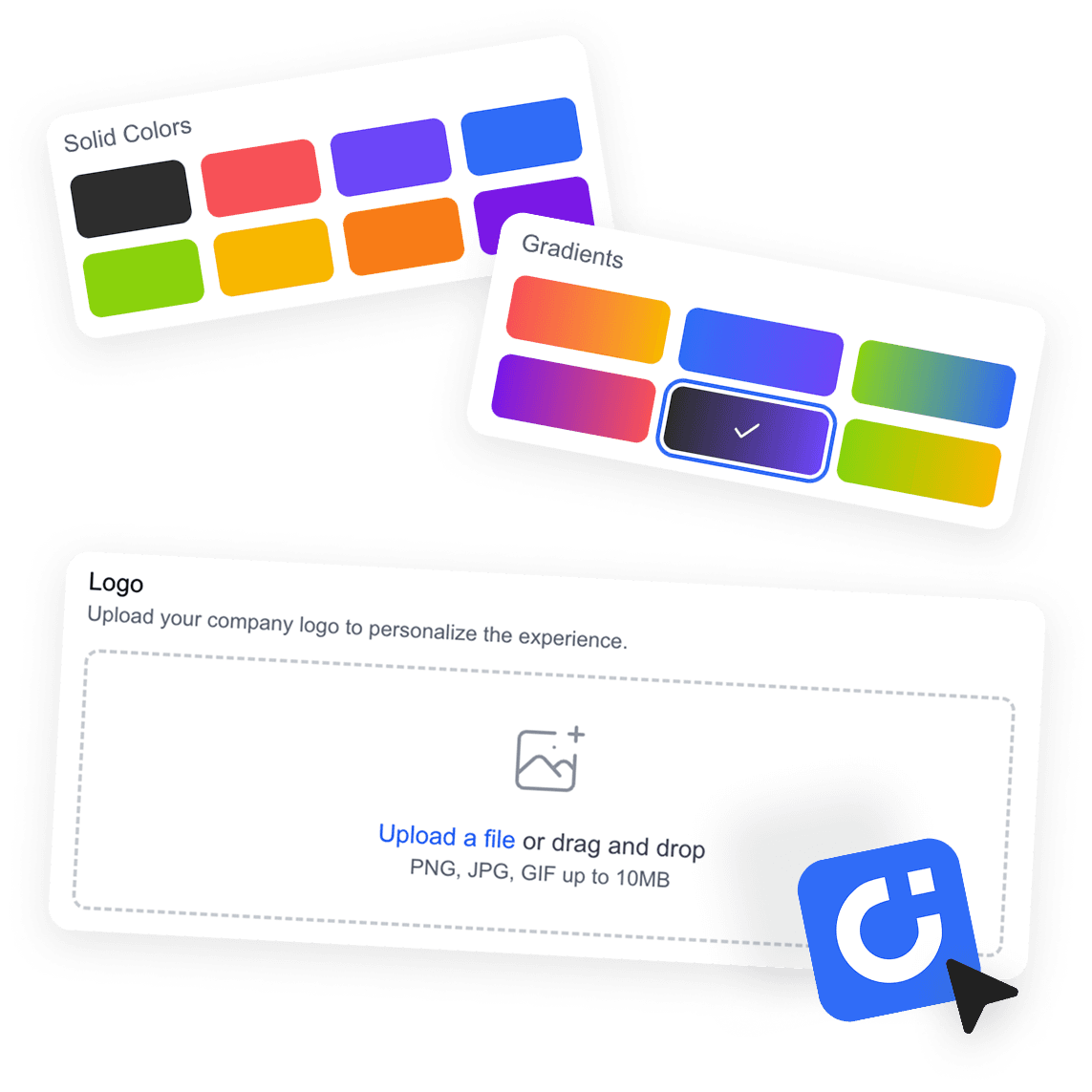 Create a connection link and add your branding